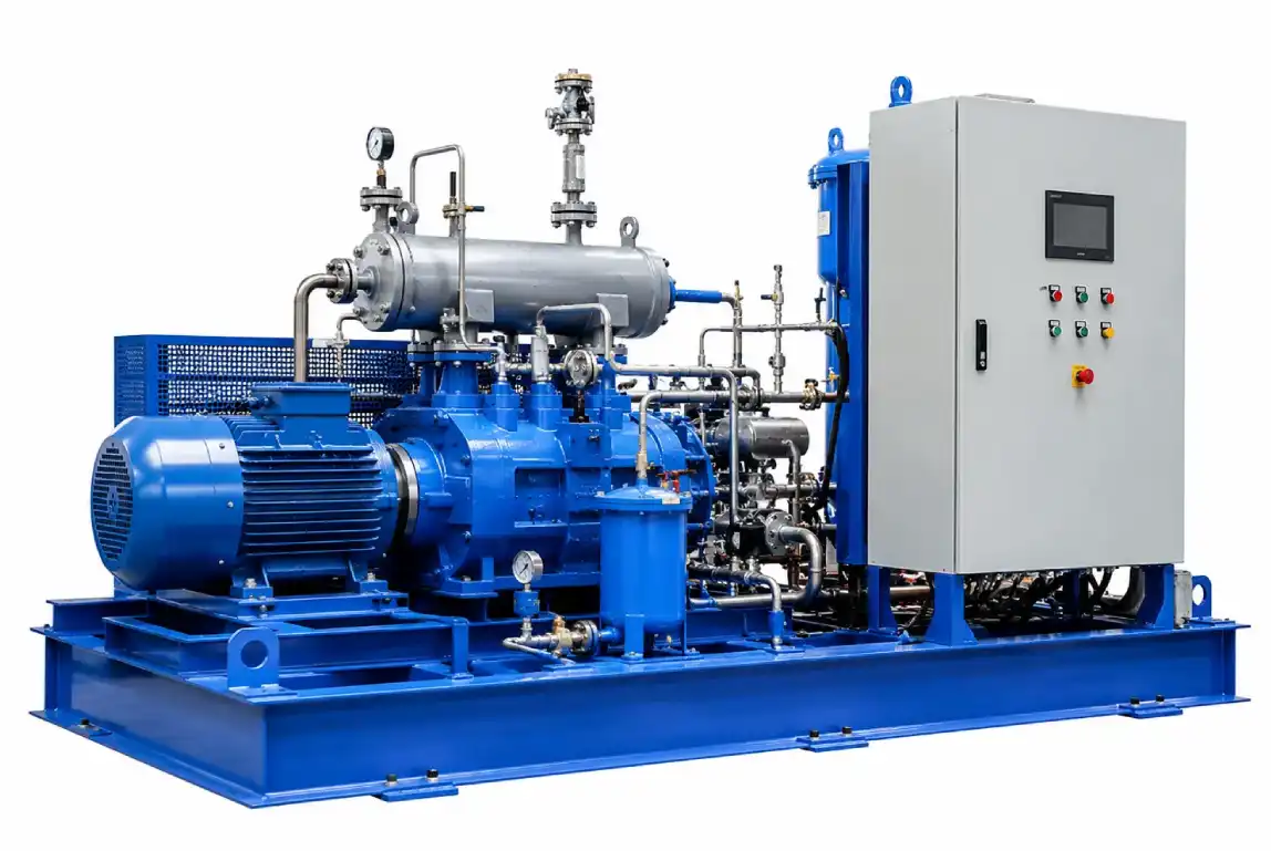Compressor package with control panel integration