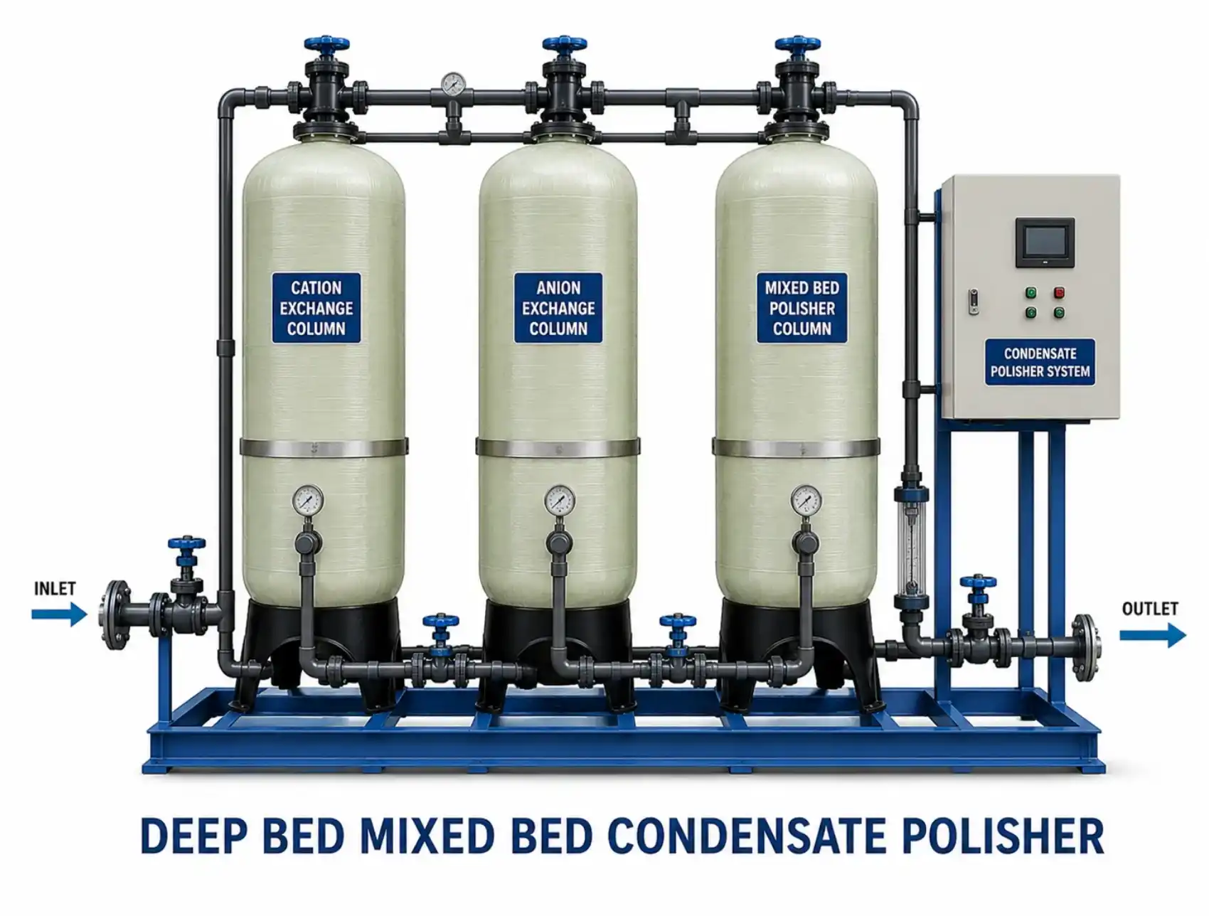 Deep Bed Mixed Bed Condensate Polisher