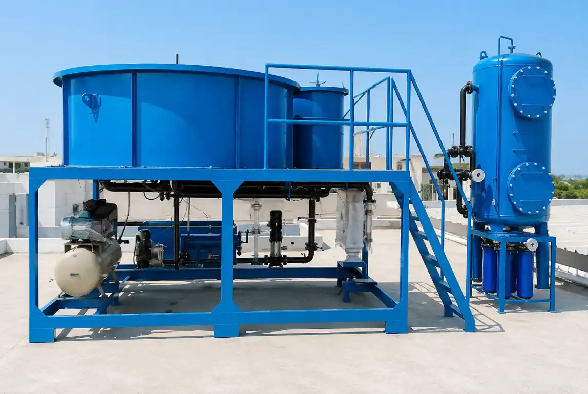 Downstream filtration or ETP connection