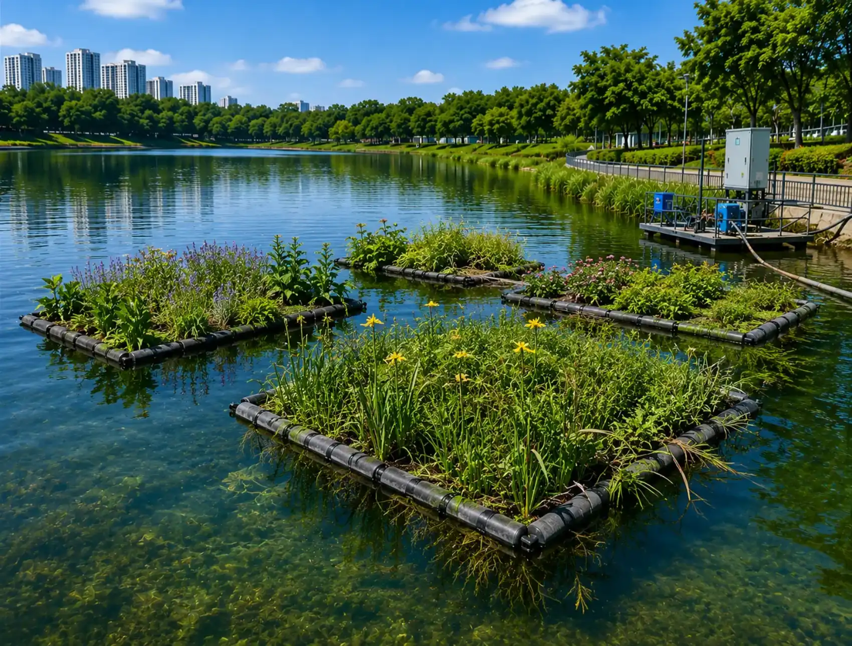 Floating Wetlands and Ecological Polishing