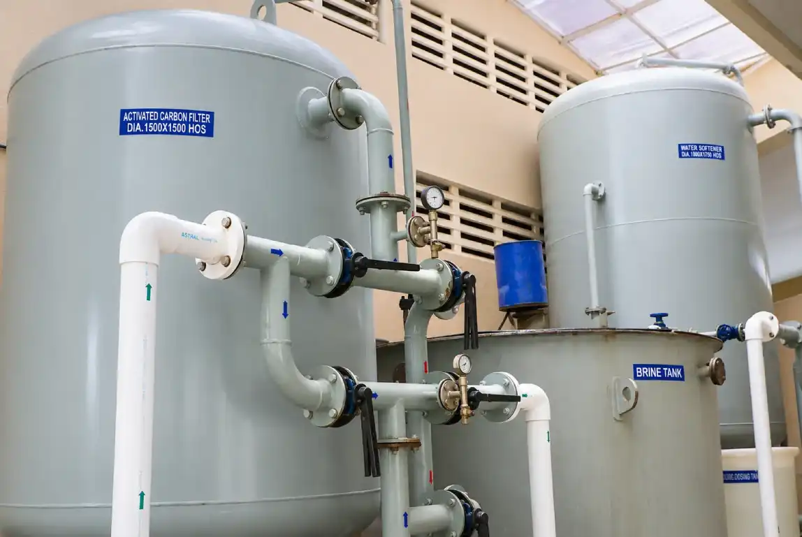 Utility Soft Water Plant Installation