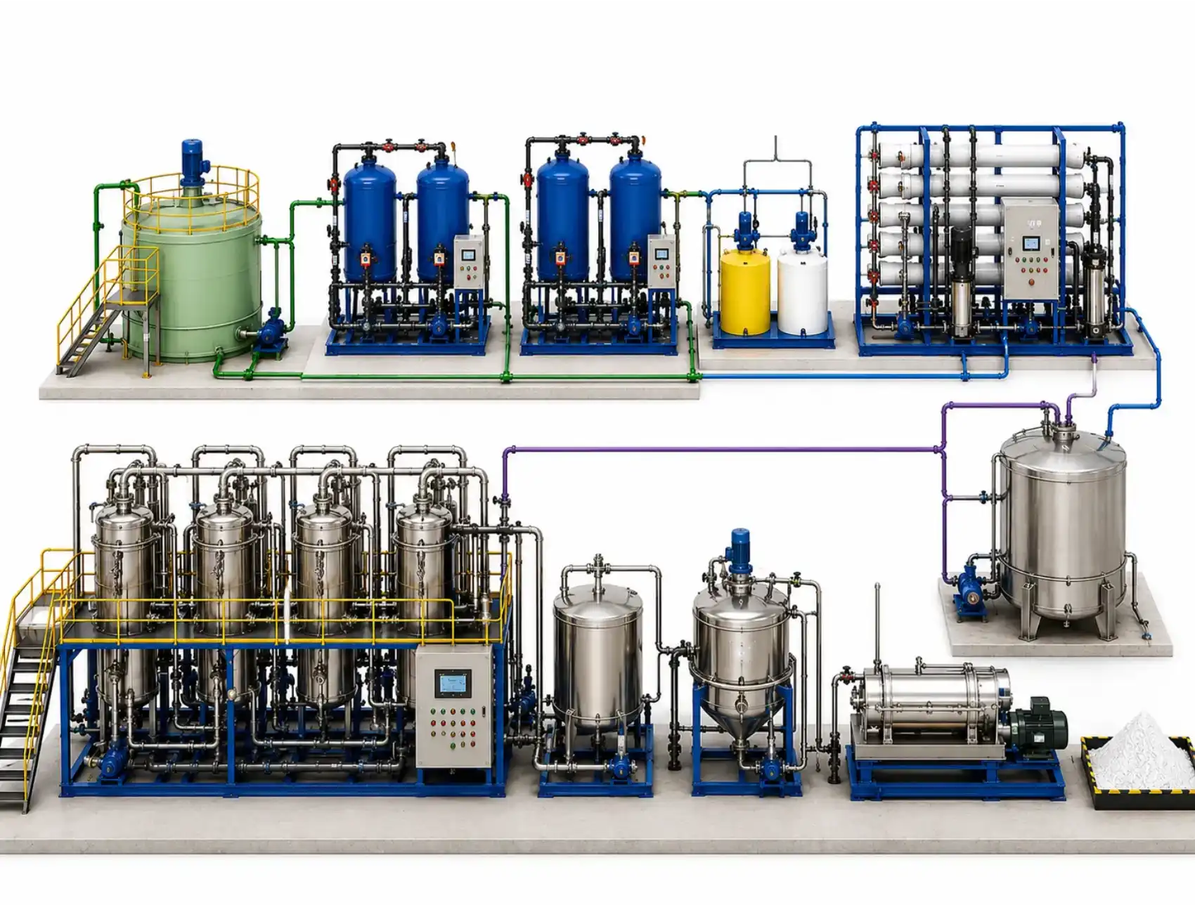 RO and MEE Zero Liquid Discharge System