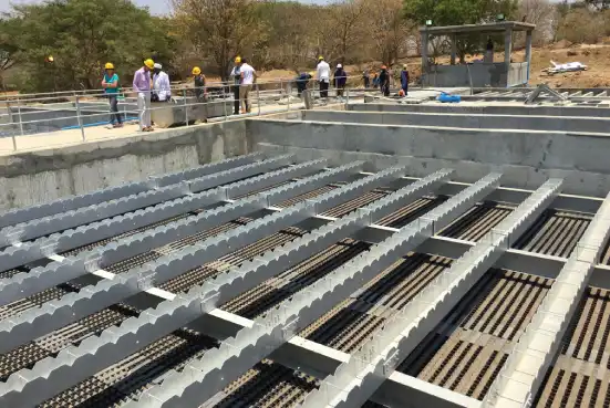 Tube Settler Clarifier System Installation